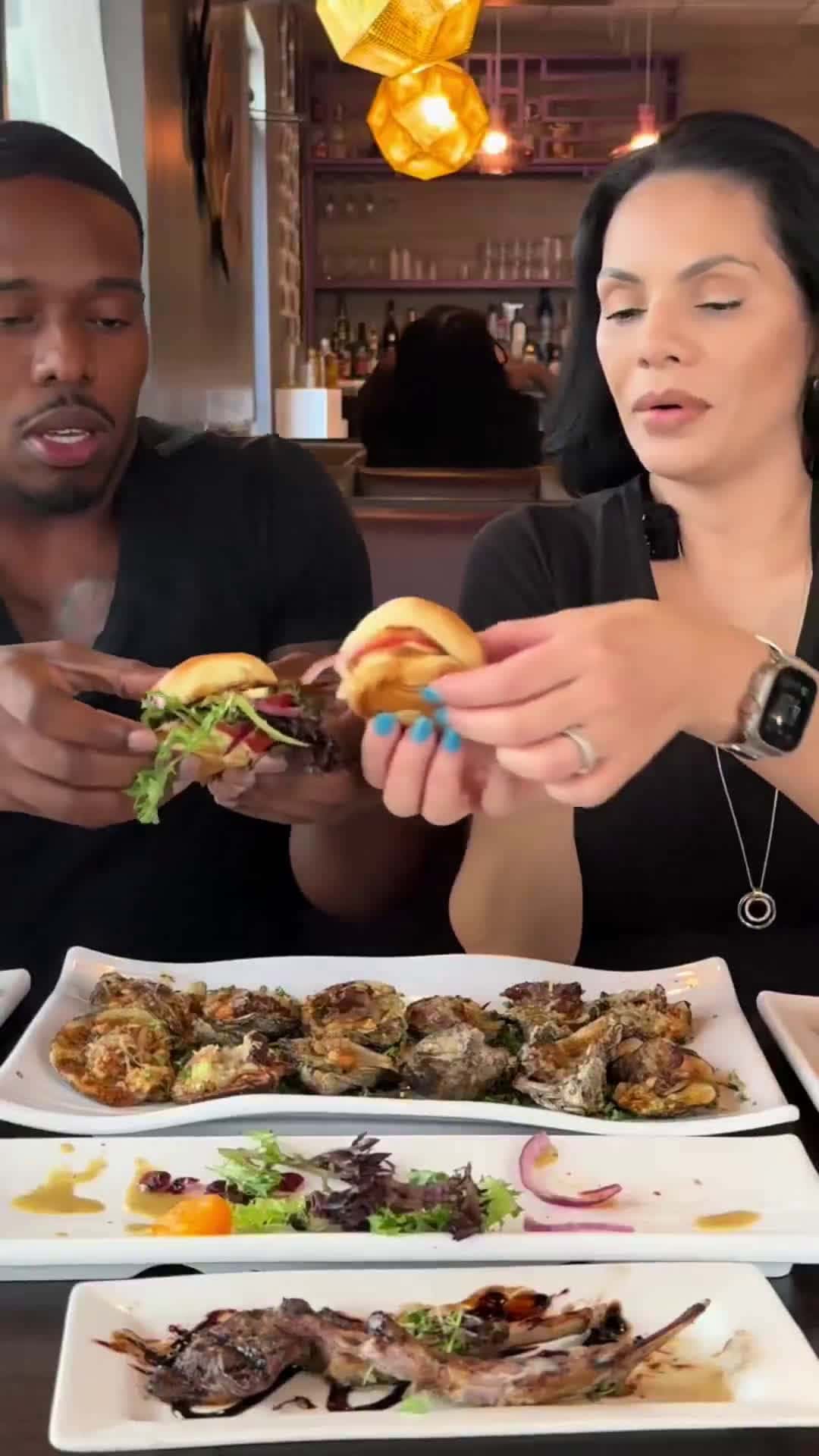 Cover for Food influencers NinaUnrated and Patrick Blackwood almost died from a crash while filming inside. #caughtoncamera