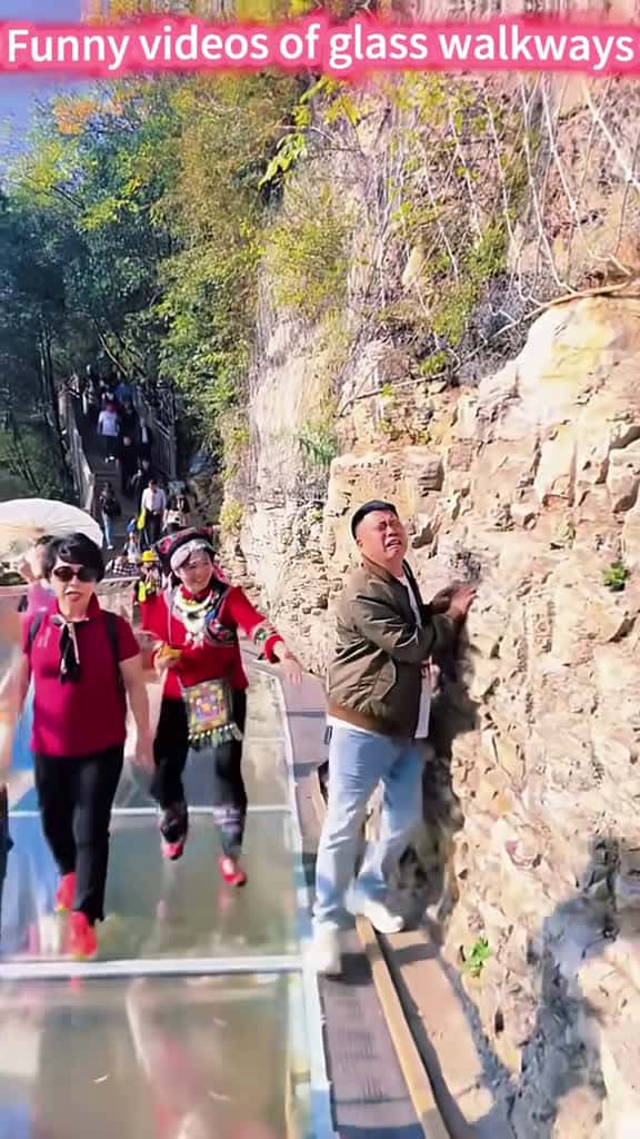 Cover for Funny videos of glass walkways fyp foryou foryoupage funny prank funnymoments funnyvideos 64525 #trendingscoopz