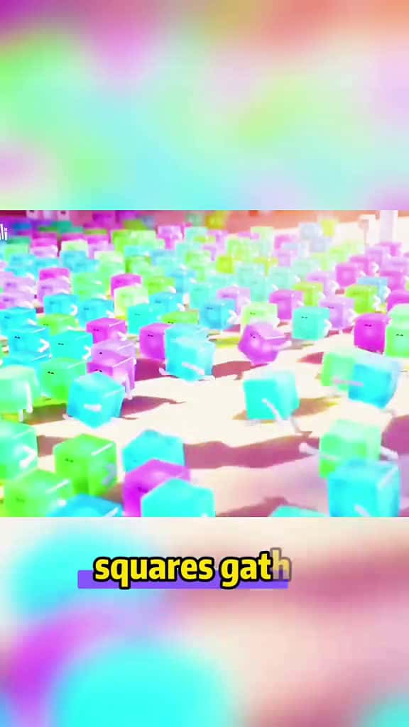 Cover for A world without color becomes colorful because of the collision of two small squares.#shorts #cartoon #anime #foryou #viralvideo #drama #animation #kdrama #fyp #tiktok  created by ninia with ninia’s original sound