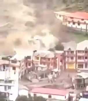Cover for Massive devastation caused by a sudden cloudburst in Dharali village, Uttarakhand, India  (05.08.2025)