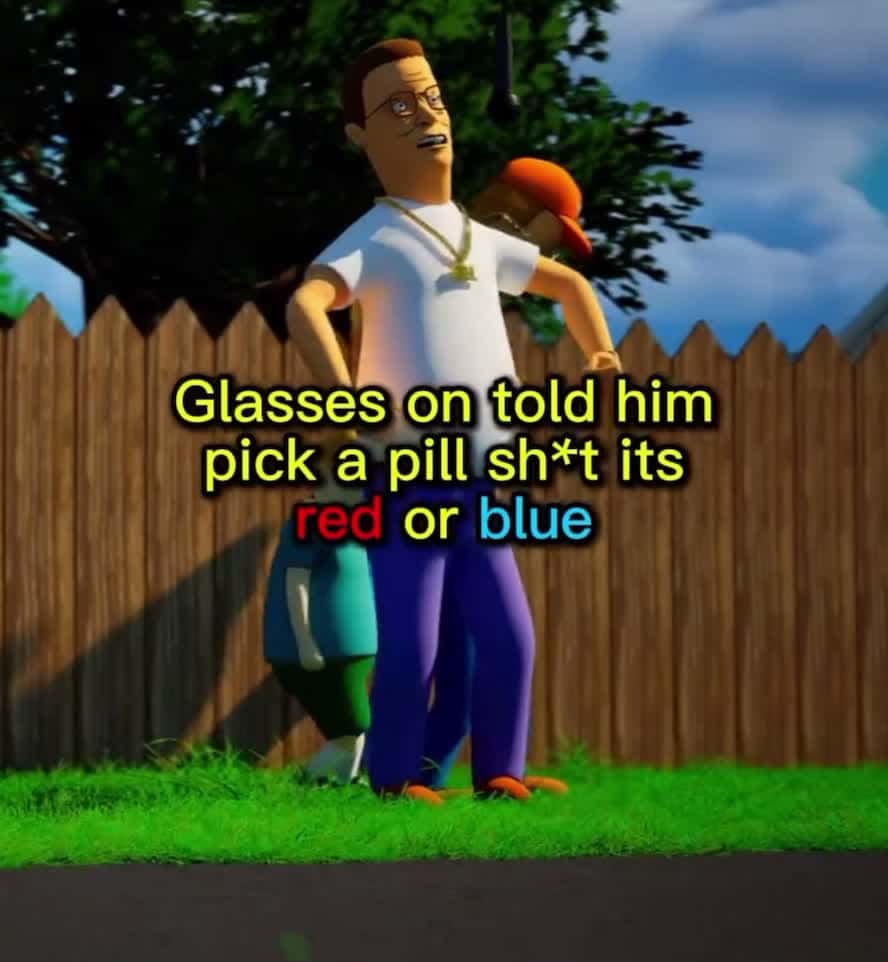 Cover for Nah this a banger fr                       #funny  #meme  #fyp  #fypシ゚  #hank #pill  cartoon n