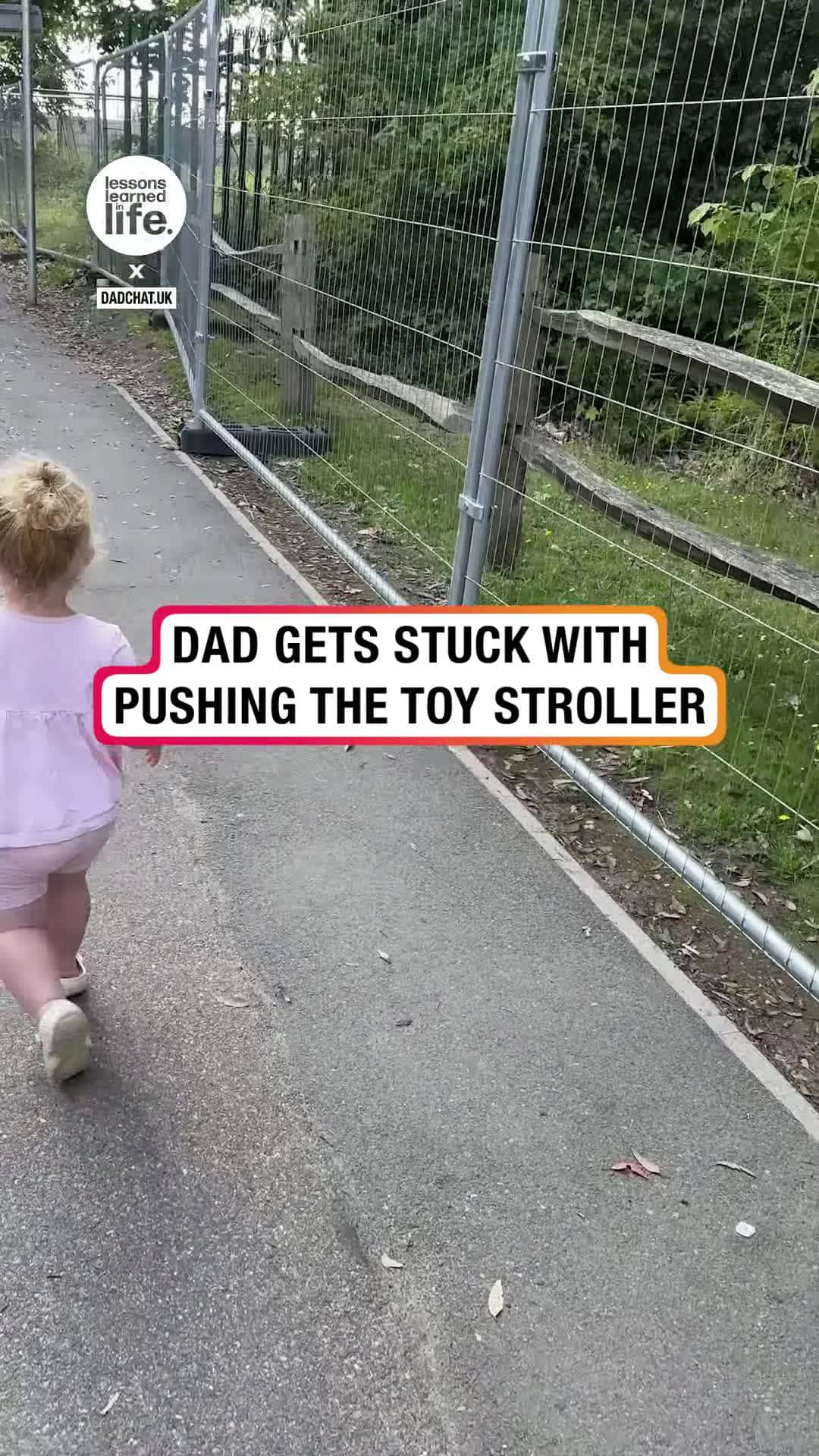 Cover for #TooFunnyToScroll When your baby is tired of her toy babies