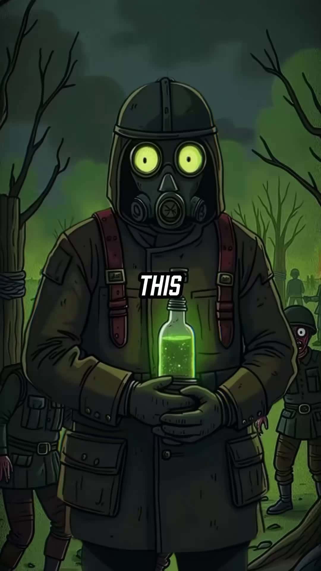 Cover for #TrueCrimeStories Dangerous war gas 👨‍🔬🧪