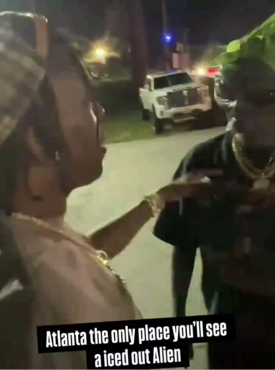 Cover for iced out alien caught in atlanta 👀😂 #funnyclips #fyp  #foryou  #foryoupage  #funny  #fypシ  #firstvideochallenge  #funnyvideos  #fypシ゚viral  #caughtoncamera  #comedy  #jokes  #toofunnytoscroll  #trending  #viral  #scoopz  #reels 