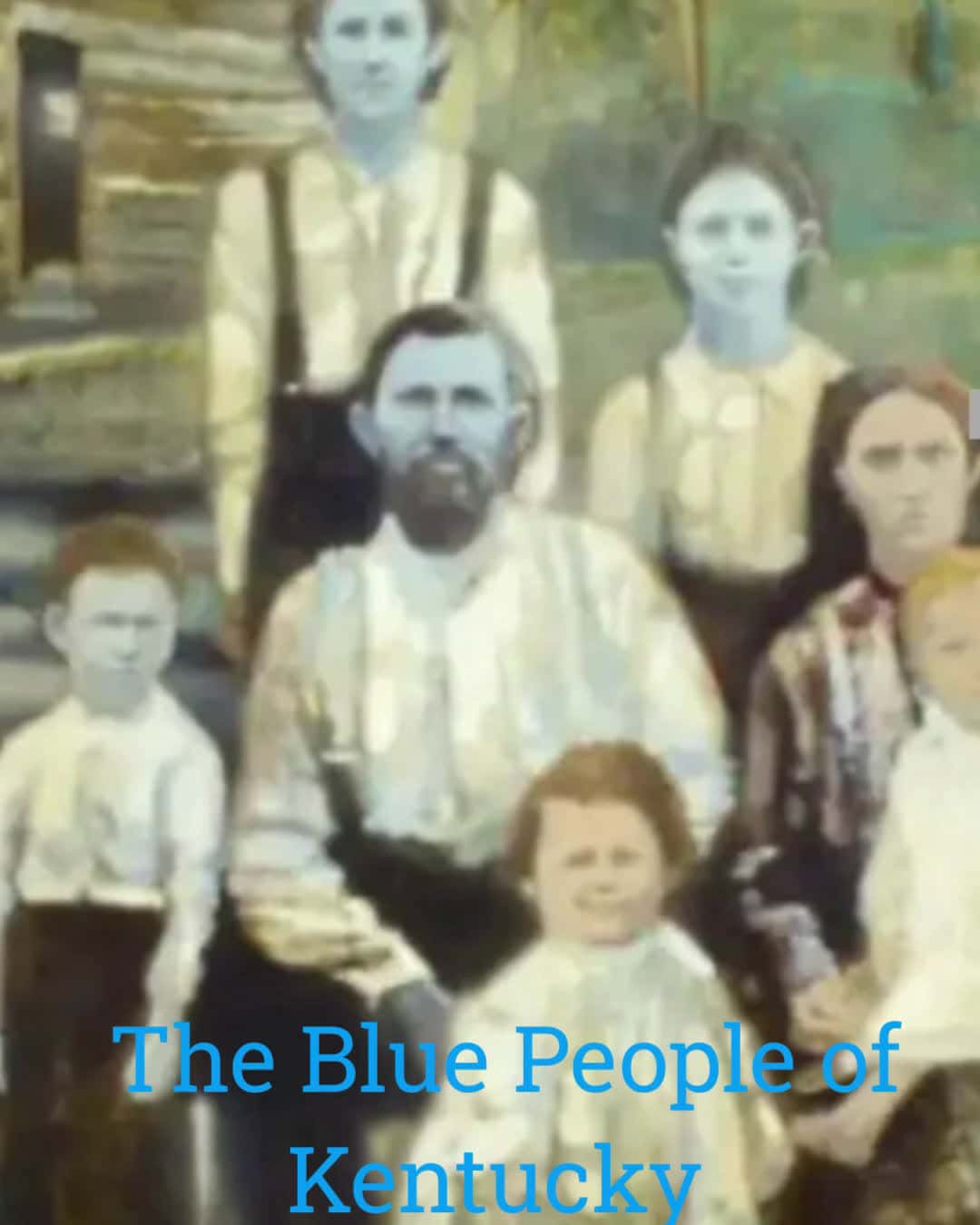 Cover for the blue people of Kentucky #Bluepeople #kentucky #silverliquid 