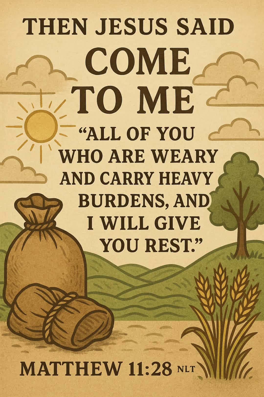 Cover for Jesus Wants To Give You Rest #foryou #bibleverse #bible #godisgood #christiantiktok