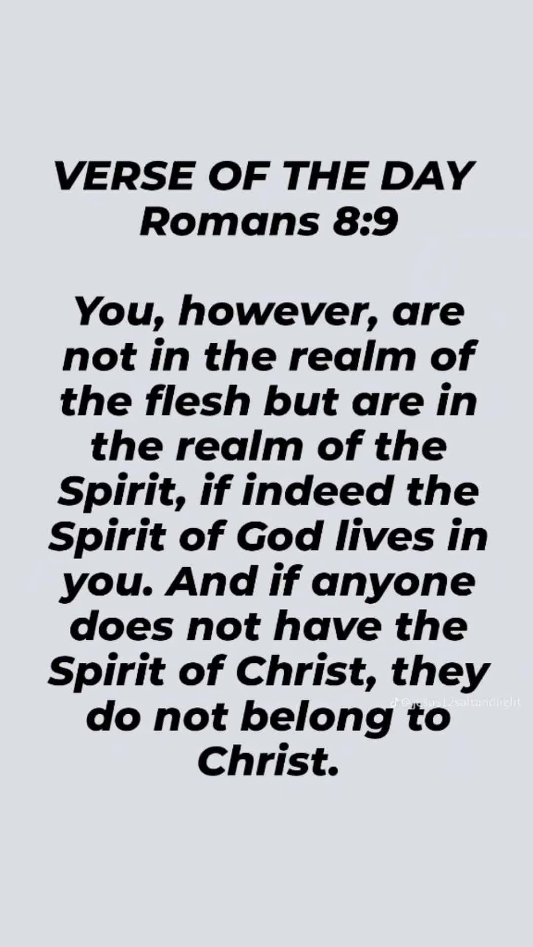 Cover for It signifies that without the Spirit, one cannot be considered a true follower of Christ. 