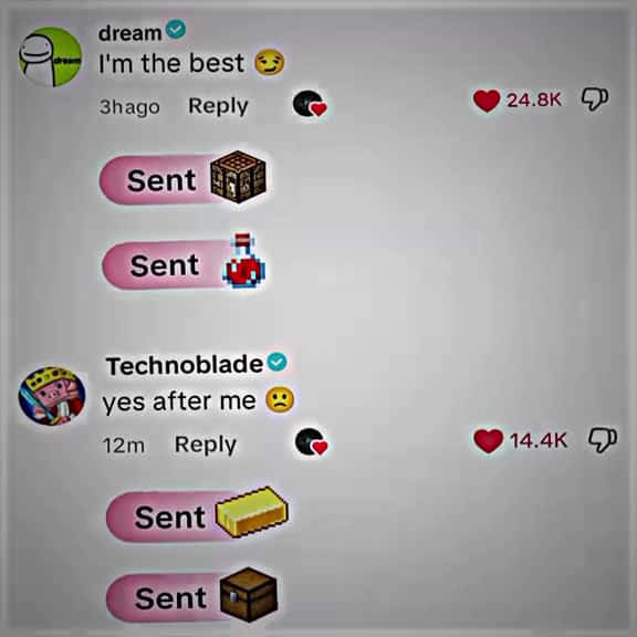 Cover for whos the bestMinecraft minecraftmovie steve tecnoblade dream streak tiktok govira 89509 #trendingscoopz