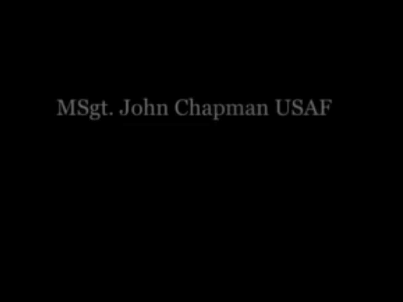 Cover for The first Medal of Honor recorded. MSgt. John Chapman USAF