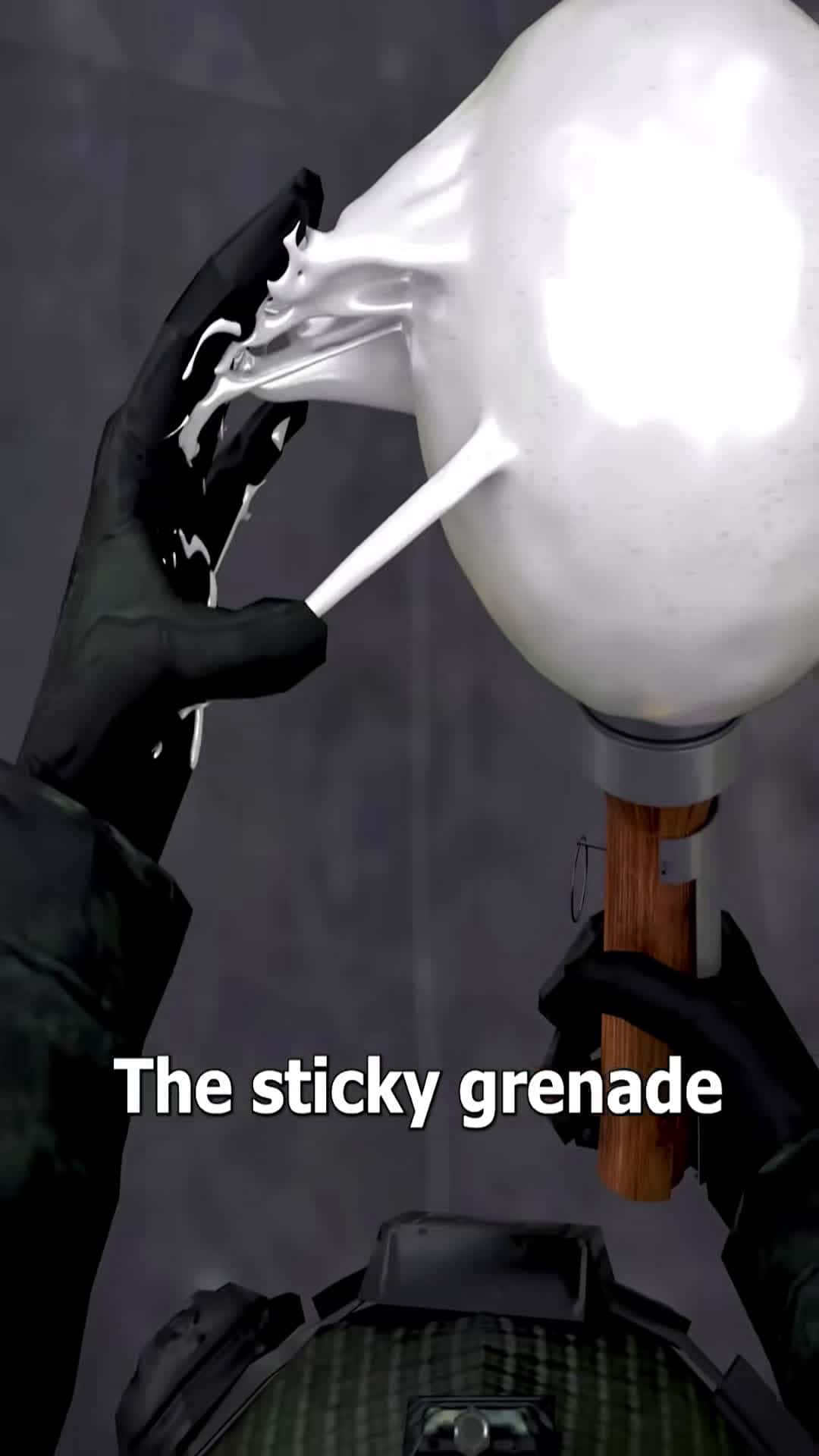 Cover for #FirstVideoChallenge How Sticky Grenades Work #fyp