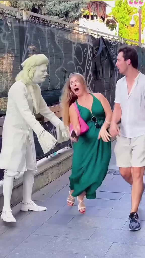 Cover for Statue man prank fyp foryoupage funnyvideos prank bushman statue statueman pranks fyp 67614 #trending
