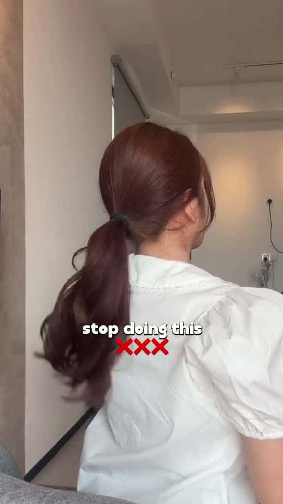 Cover for How to get prettier Low Ponytail  Hope this video helps  ponytail lowponytail hai 65190 #followMe