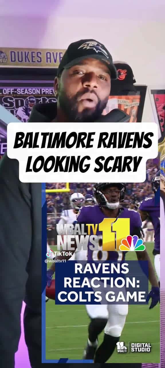 Cover for The Baltimore Ravens look good vs the Indianapolis Colts!! #NFL #football #Baltimore #ravensflock created by Scott Noble with Scott Noble’s original sound