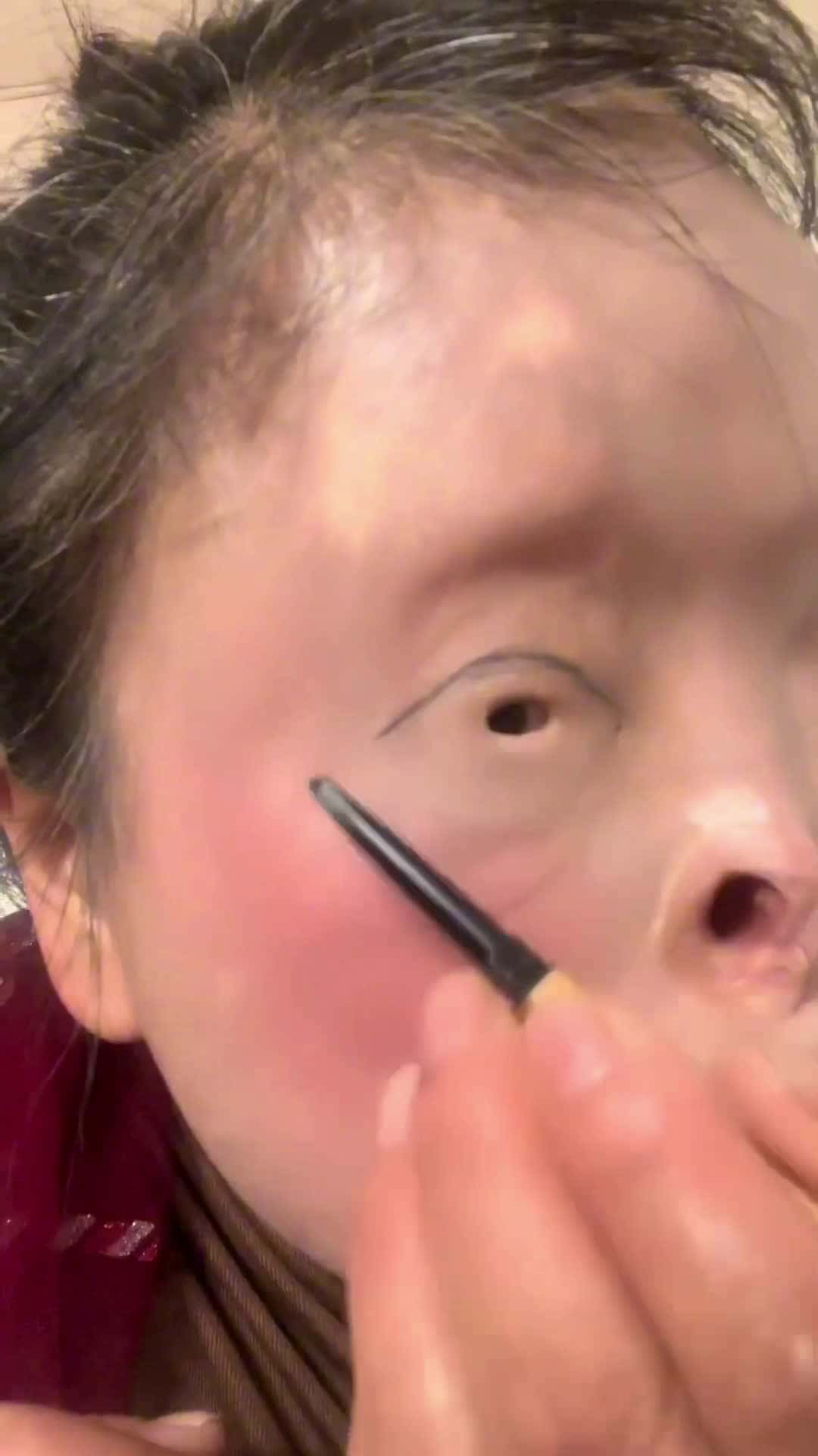 Cover for Beauty isn’t about hiding flaws — it’s about owning your art, your story, and your shine ✨ #MakeupIllusion #TransformationTikTok #BeautyArt #ViralTrend #CreativeMakeup #MakeupMagic #FaceArt #OpticalIllusion #BeautyTok #IconicVideo