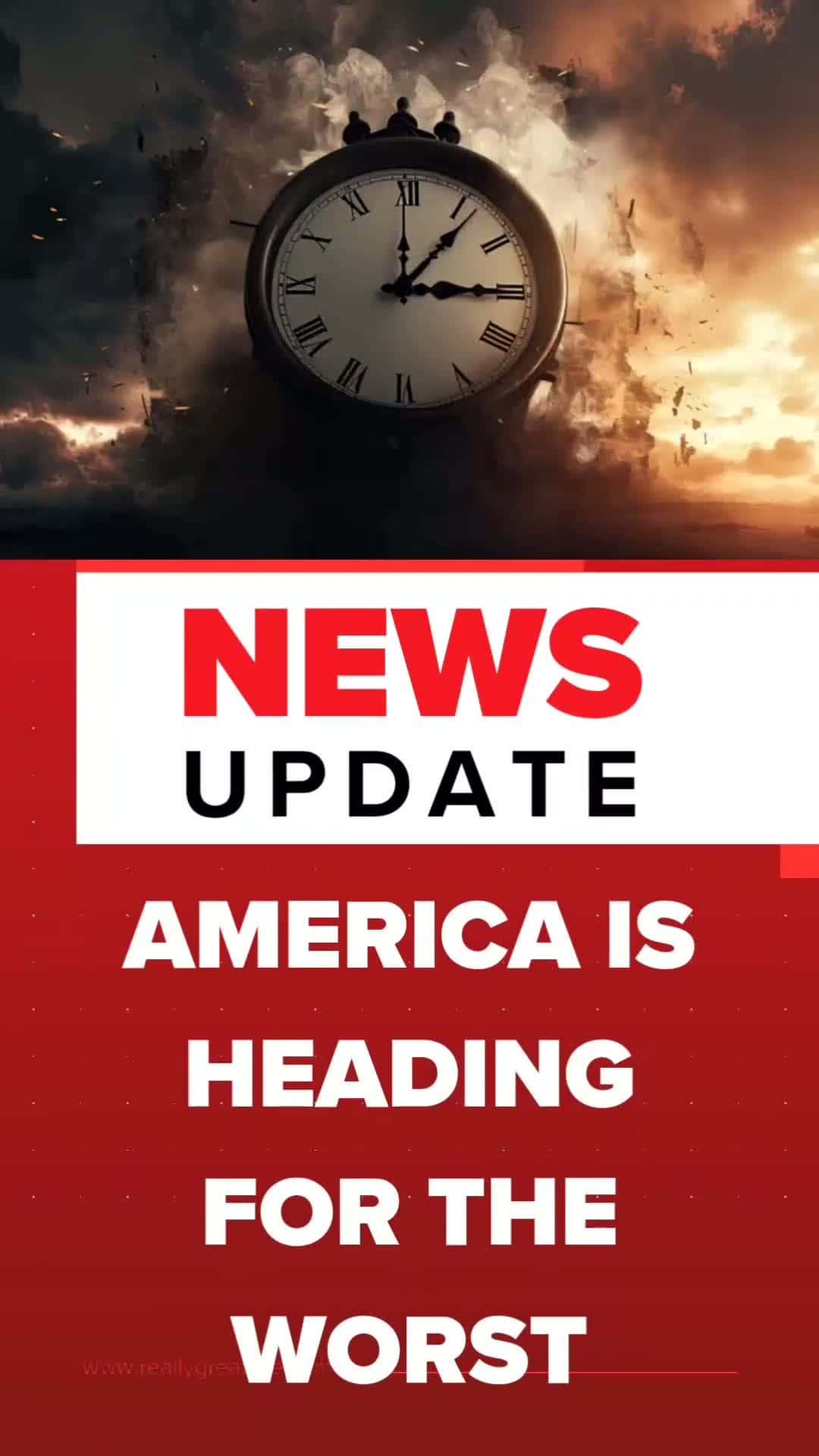 Cover for AMERICA IS HEADING DOWNHILL
