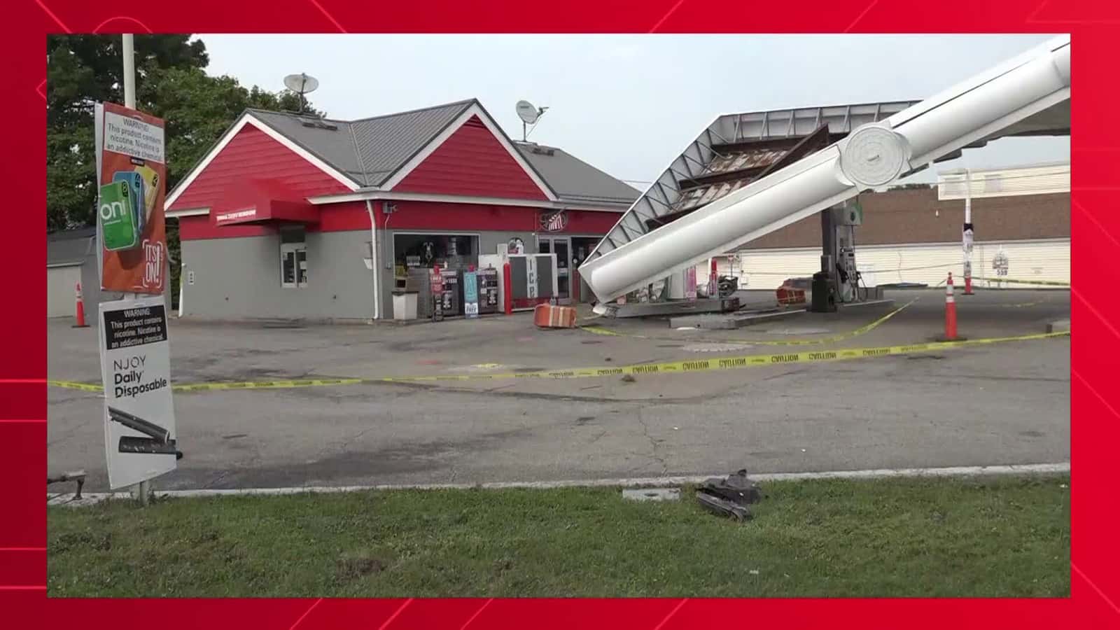 Cover for Vermilion police: Driver crashes into gas pump due to 'medical emergency,' causes awning to collapse