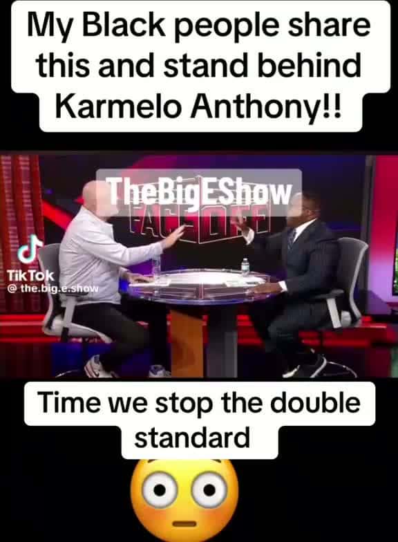 Cover for Hey people everybody taking sides i see this is crazy issue .. #blacktiktok #blackexcellence #karmeloanthony 