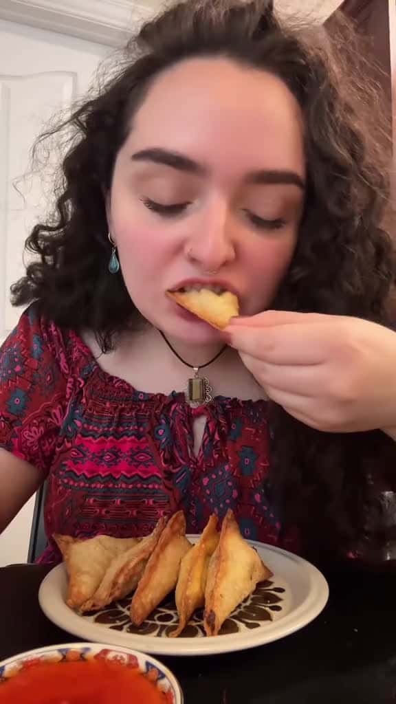 Cover for homemade crab rangoons  tru fru  Tr Fr trufrupartner  eatwithme mukbang mukbangea 37998 #us