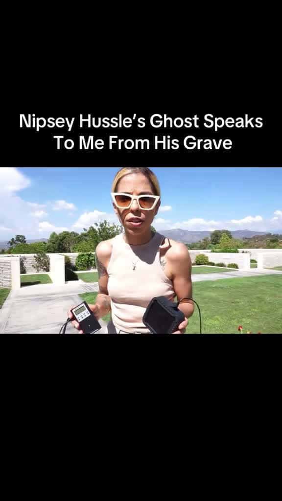 Cover for Nipsey Hussle’s Ghost Speaks From His Grave #nipseyhussle #grave #ghost #haunted #cemetery #paranormal #paranormaltiktok #horrortok #fy #fyp  created by SELVA THE EXPLORER with Skittlegirl Sound’s Spooky, quiet, scary atmospher...