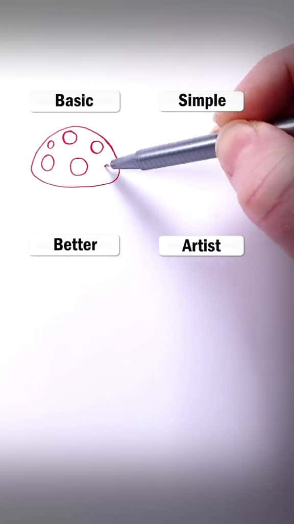 Cover for Draw Toadstools easy drawing art tutorial howtodraw toadstool fantasy marker 65569 #nicevideo