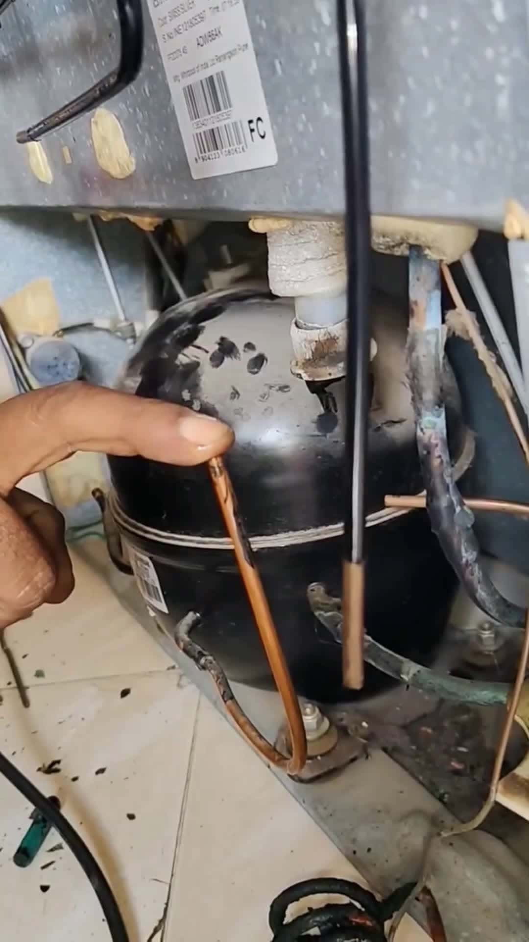 Cover for #fridge #gas #pipe #welding #cool
