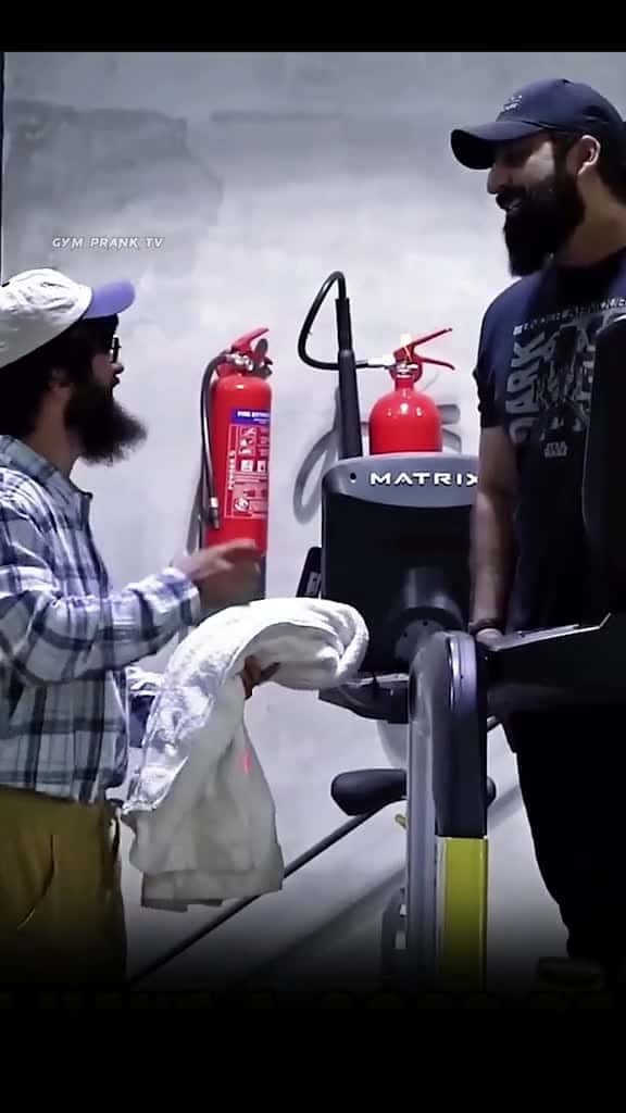 Cover for pretends to be newbie in gym anatoly prank gym 40672 #nicevideo