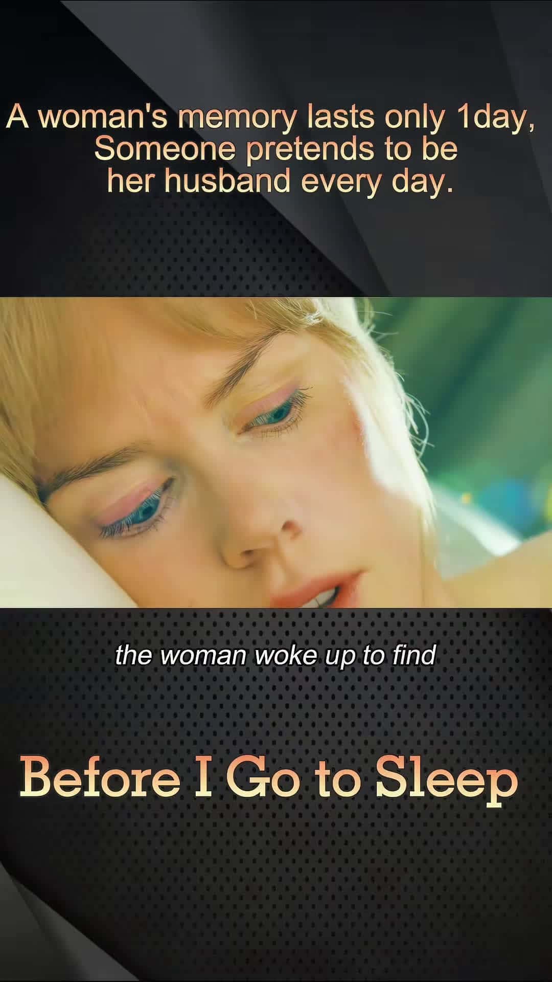 Cover for #FavMovieClip A woman’s memory lasts only 1 day,someone pretends to be her