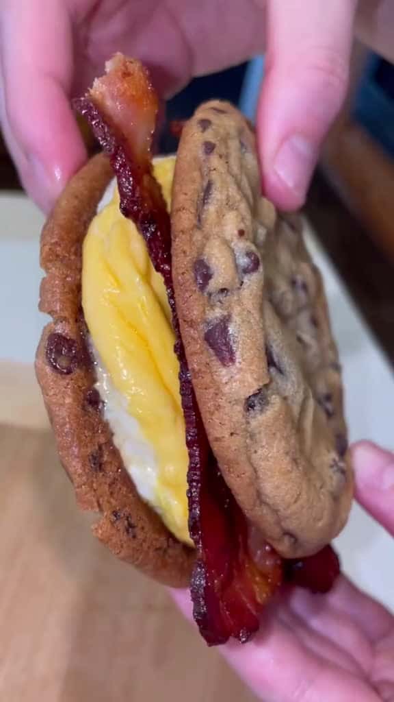 Cover for Valid BEC grubspot cookies chocolate bacon egg cheese dessert foodtiktok food 01630 #america