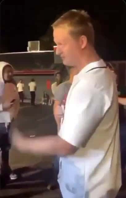 Cover for Sucker punch ends in a knockout  #fight