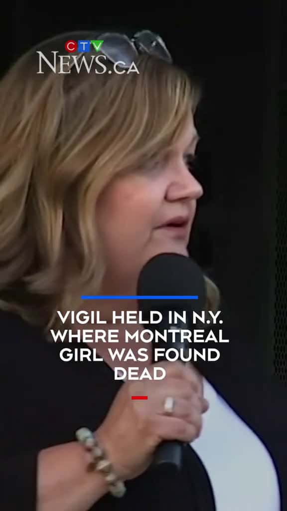 Cover for A vigil was held in Ticonderoga New York for slain Montreal girl Melina Frattolin 93541 #america