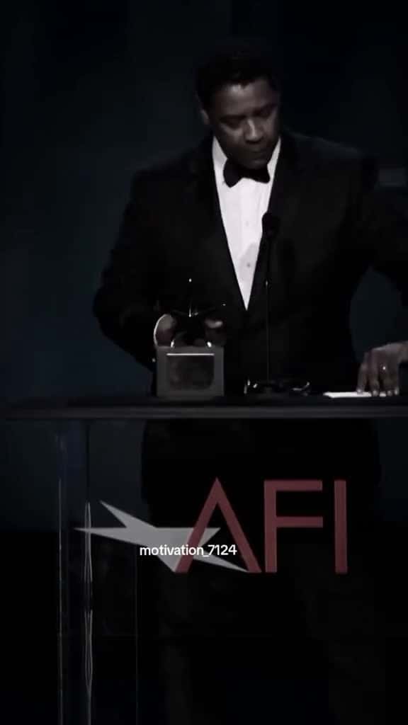 Cover for denzel speech motivation... denzelwashington inspiration dailymotivt 7124 motivationmonday 01998 #america