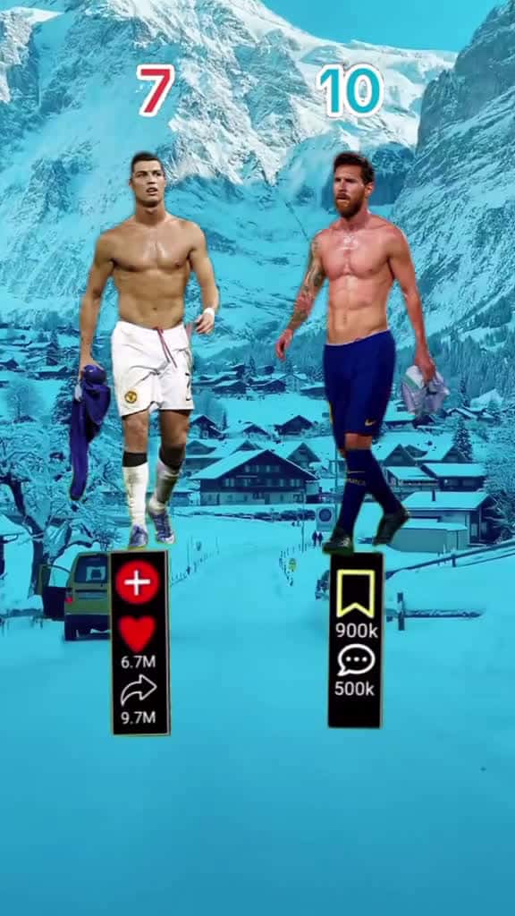 Cover for messi ronaldo 71403 #shortvideosscoopz