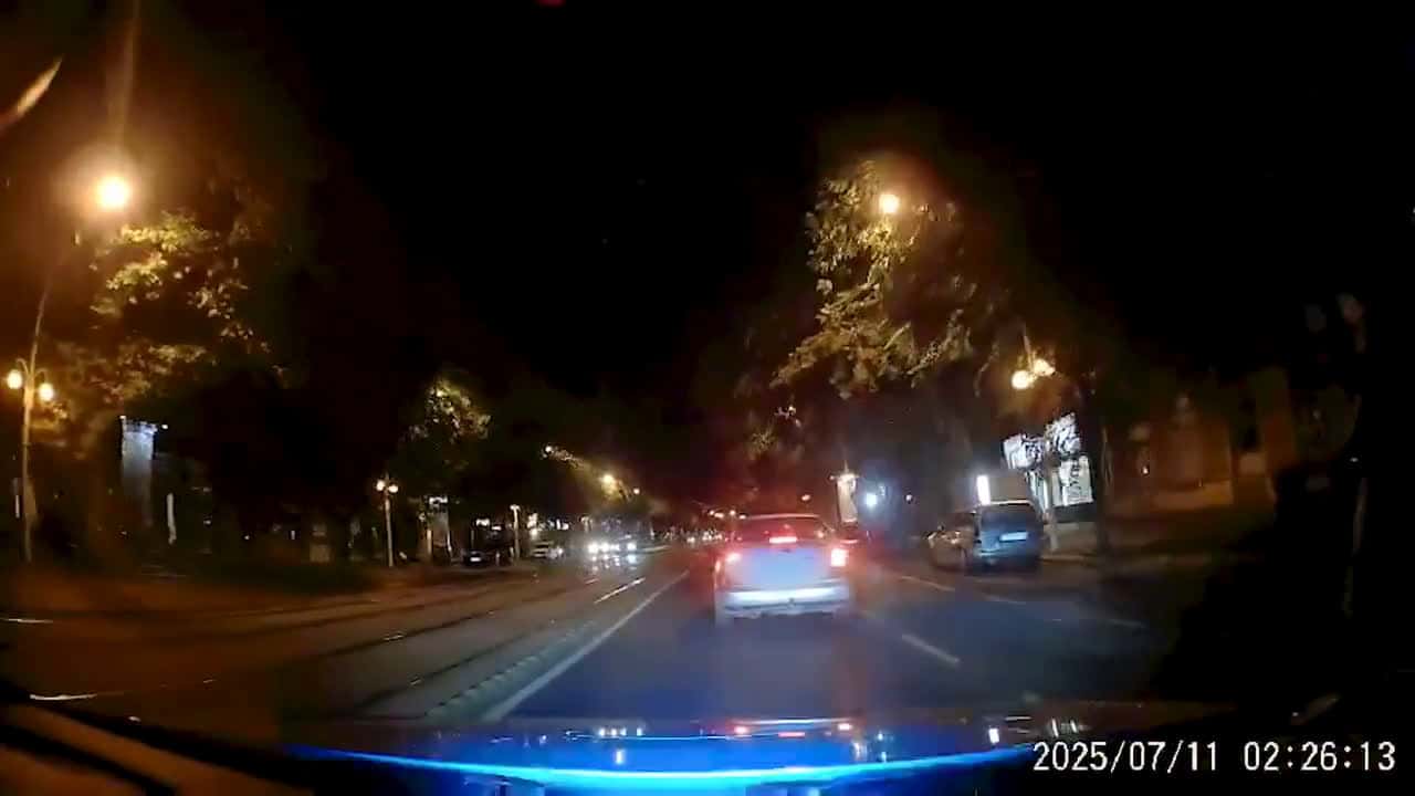 Cover for High-speed chase ends with a brutal reality check in Budapest 🚨💥 #PoliceChase #HighSpeedPursuit #CrashCaughtOnCamera #InstantKarma #UrbanChaos #CaughtOnTape #InsaneMoments #StreetFails #WildChases #ShockingFootage