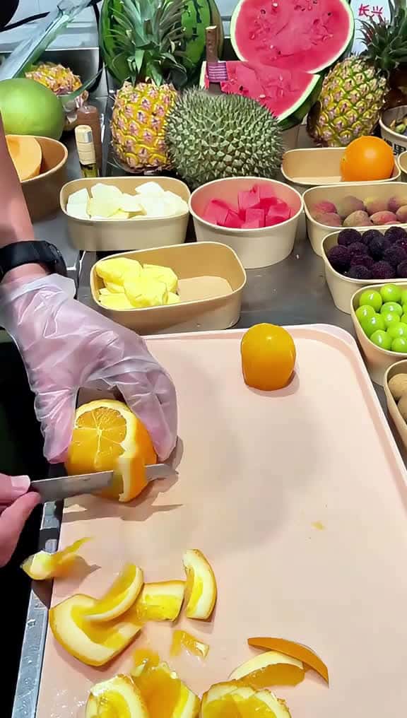 Cover for Satisfying Daily Fruit Cutting ASMR#ASMR#shorts#fruitplatter#yummy#fruitcutting#orange