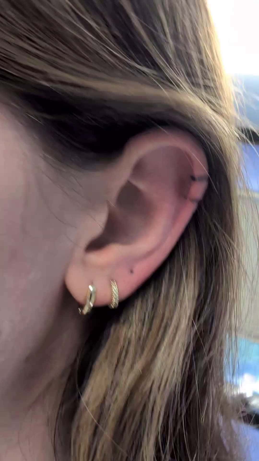 Cover for Helix piercing and a pair of lobes by Mike.Steri-Wash Blackwork Supply PhucStyx TattooSupply #piercing #piercings #pierced #earlobepiercing #helixpiercing #bodypiercing 