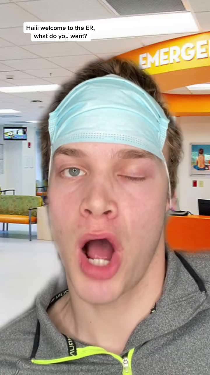 Cover for Kim Kim gets confused at the ER front desk🏥 #pov #fyp #comedytiktok #gum