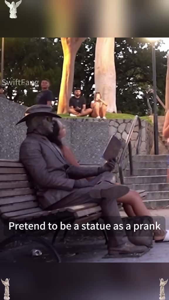 Cover for Statue prank tiktok foryou prank trick statue 88127 #trendingscoopz
