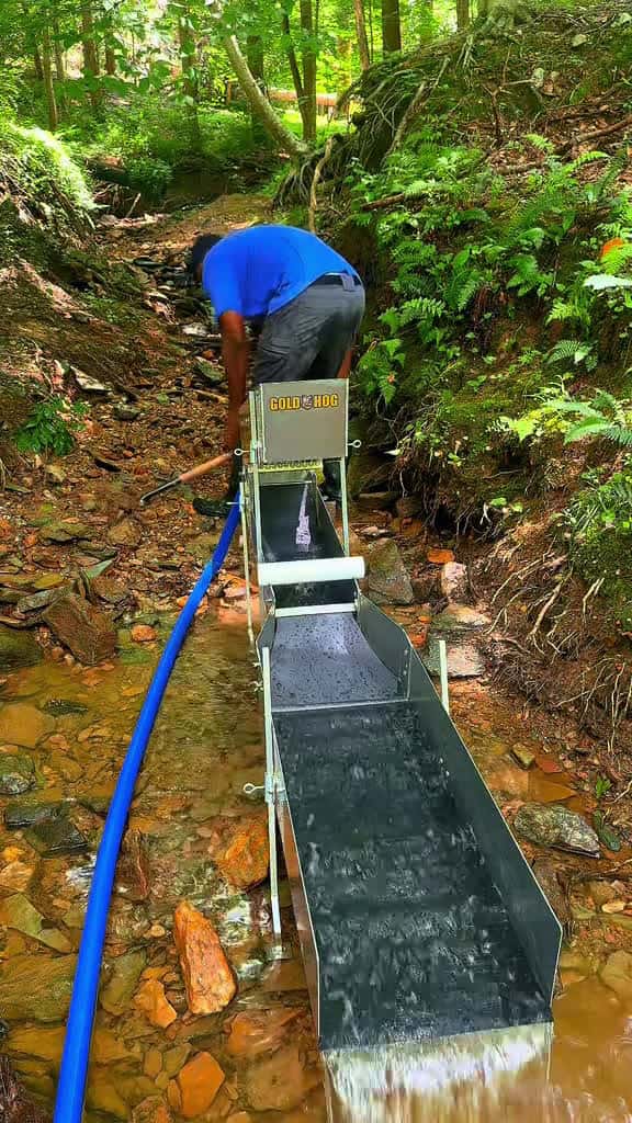 Cover for Cracking bedrock for gold #gold #oro #emas #goldmining #goldprospecting #goldrush #fyp #viral  created by Mini prospector with Mini prospector’s original sound