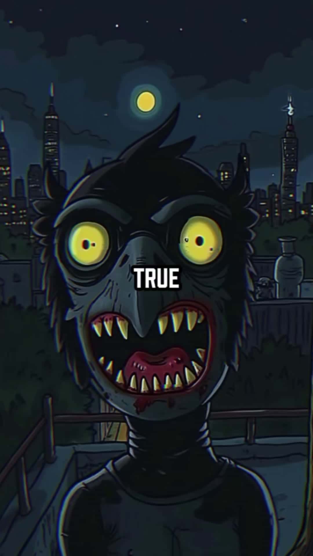 Cover for #TrueCrimeStories The human crow experiment
