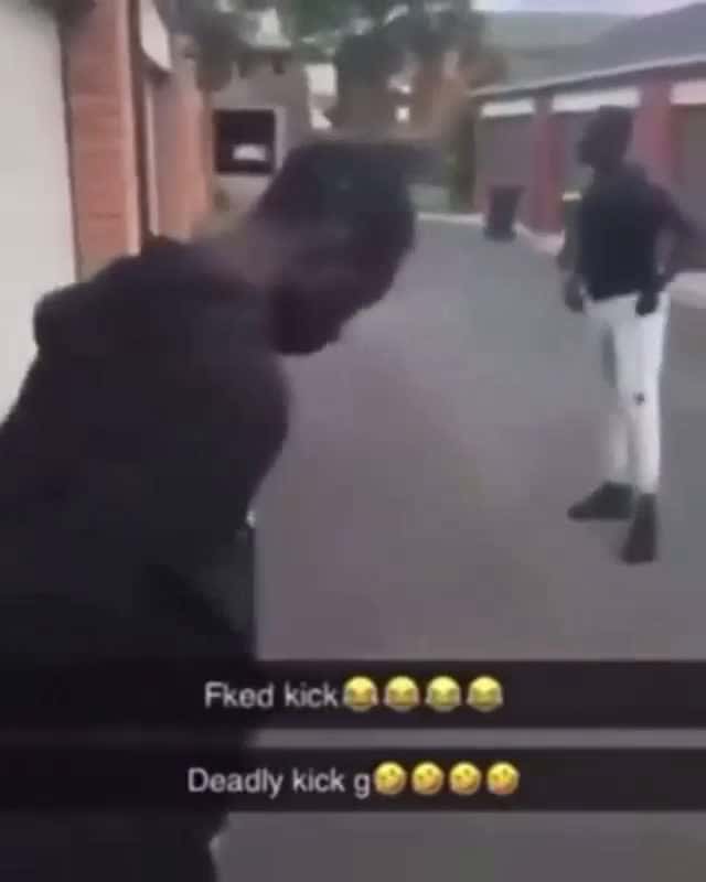 Cover for Kick hit so hard he had to re think  #fyp #foryou #fight