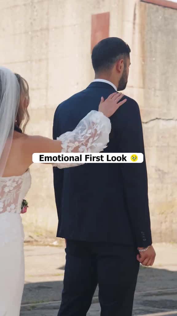 Cover for The way Ferit looks at Sabrina during their first look... we're not okay. #weddinginspo #firstlook #emotional #weddingvideos #weddingseason