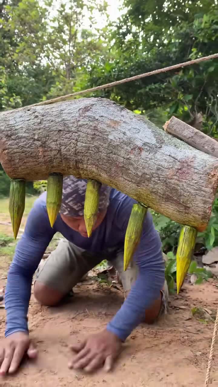 Cover for How to make an easy wild boar trap #shortvideo (1)