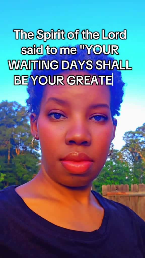 Cover for YOUR WAITING DAYS SHALL BE YOUR GREATEST DAYS~JESUS GLORRRRRRRY 2 GOD 🏃‍♀️🏃‍♀️ #SpeakHolySpiritSpeak created by Shirnette with Tony Anderson’s Under the Heavens