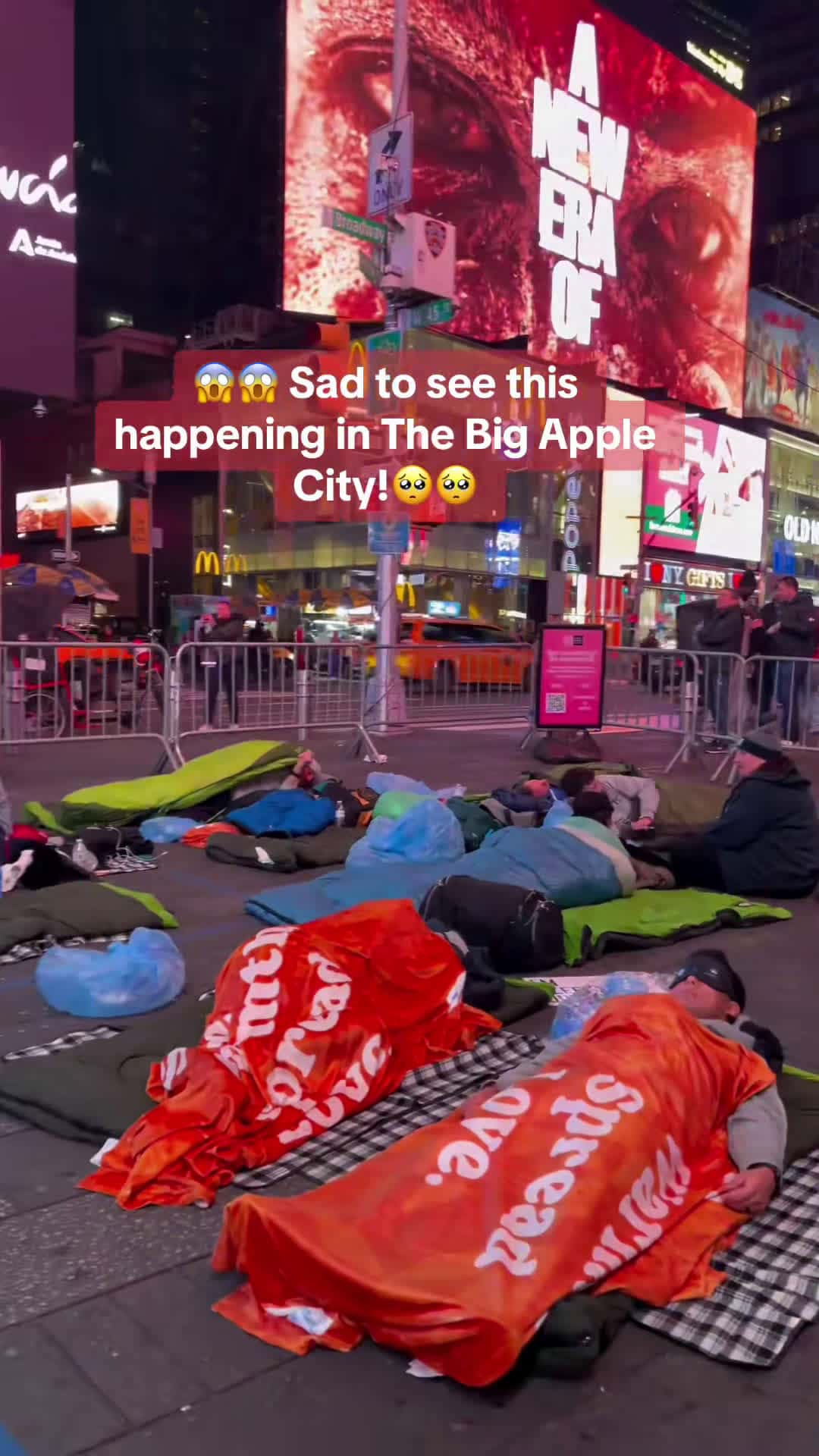 Cover for #sadnews #homeless #immigrationcrisis #sad #nyc #newyorkcity #chaos #bigapple #shocking #viralvideo #reality #facts #fyp #foryourpage #whathappened #bluestate #democrat #republican #nycmayor