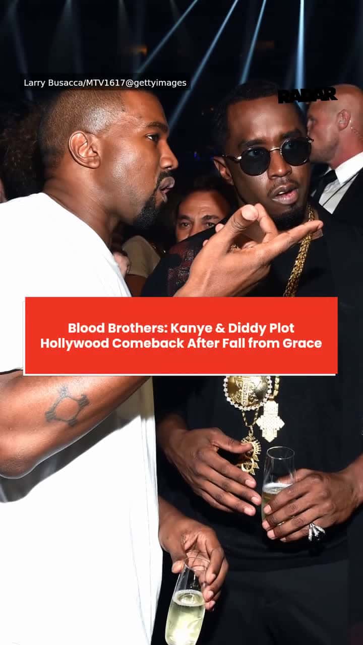Cover for Convicted felon Sean "Diddy" Combs is hoping to team up with fellow pariah Kanye West in a joint effort to rehab their shattered reputations. Link in bio for details. (📸: GETTY IMAGES)
