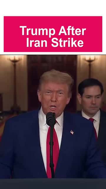 Cover for _Trump Talks to Americans After Iran Atta