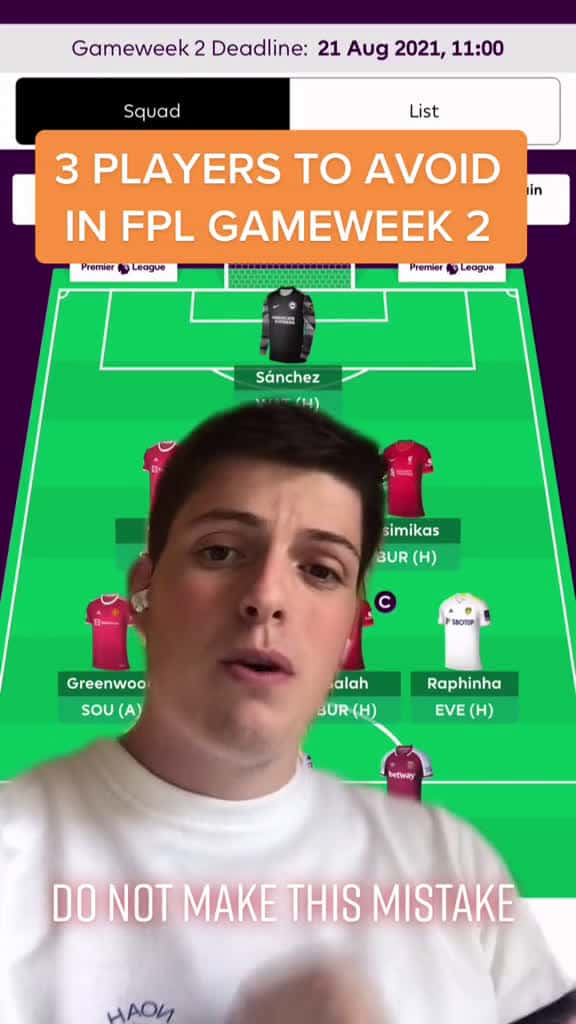 Cover for 3 players to AVOID ahead of Gameweek 2 DO NOT BUY PremierLeague Fantasyfootball F 54022 #us