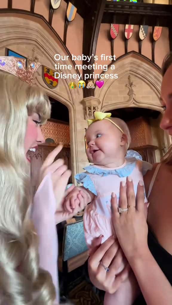 Cover for Baby with Disneyland disney baby cute funny happ diseyland 72479 #us
