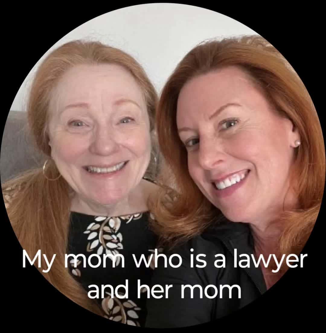 Cover for My mom and her mom 