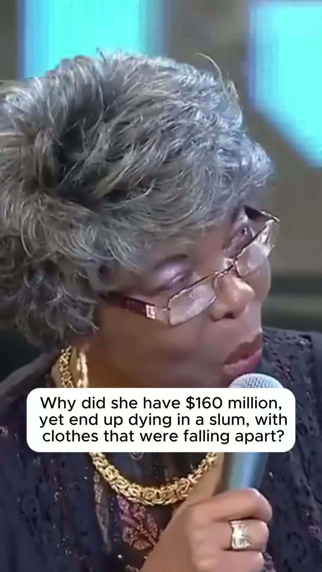 Cover for #Essential3Things Why did she have$160 million,yet end up dying in a slum,with clothes that were falling apart